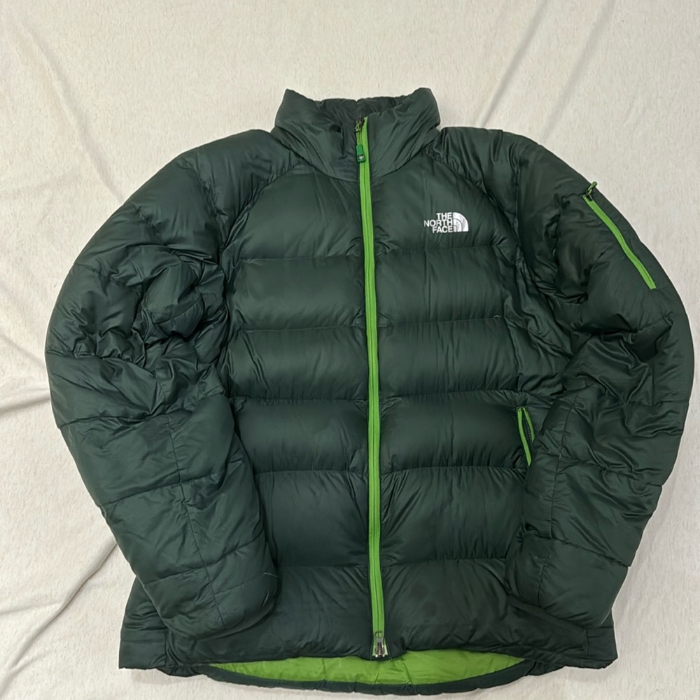 The North Face Dark Green Puffer Jacket